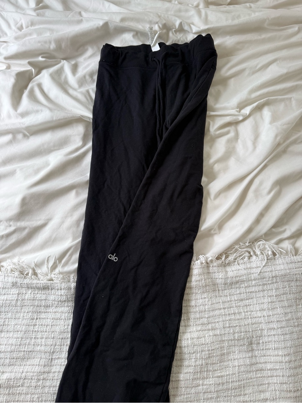 ALO Yoga womens Black flare Athletic Pants